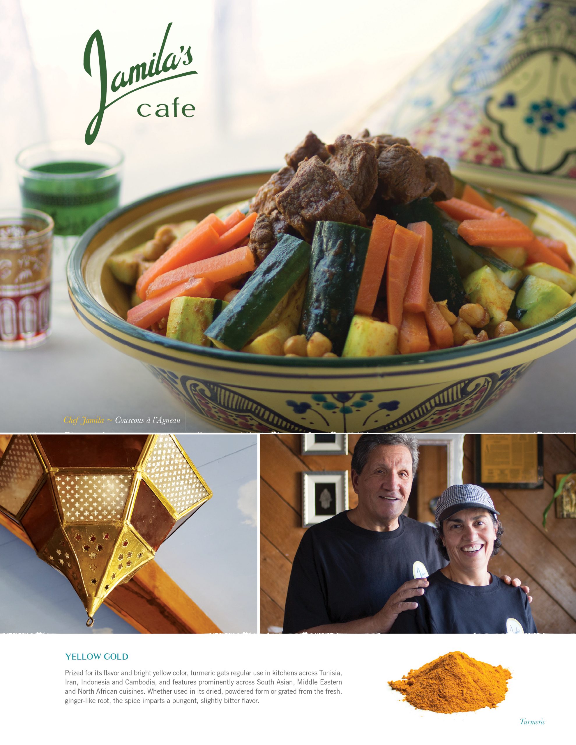 Diversity is the Spice of Life Jamila's Cafe Couscous with Lamb and