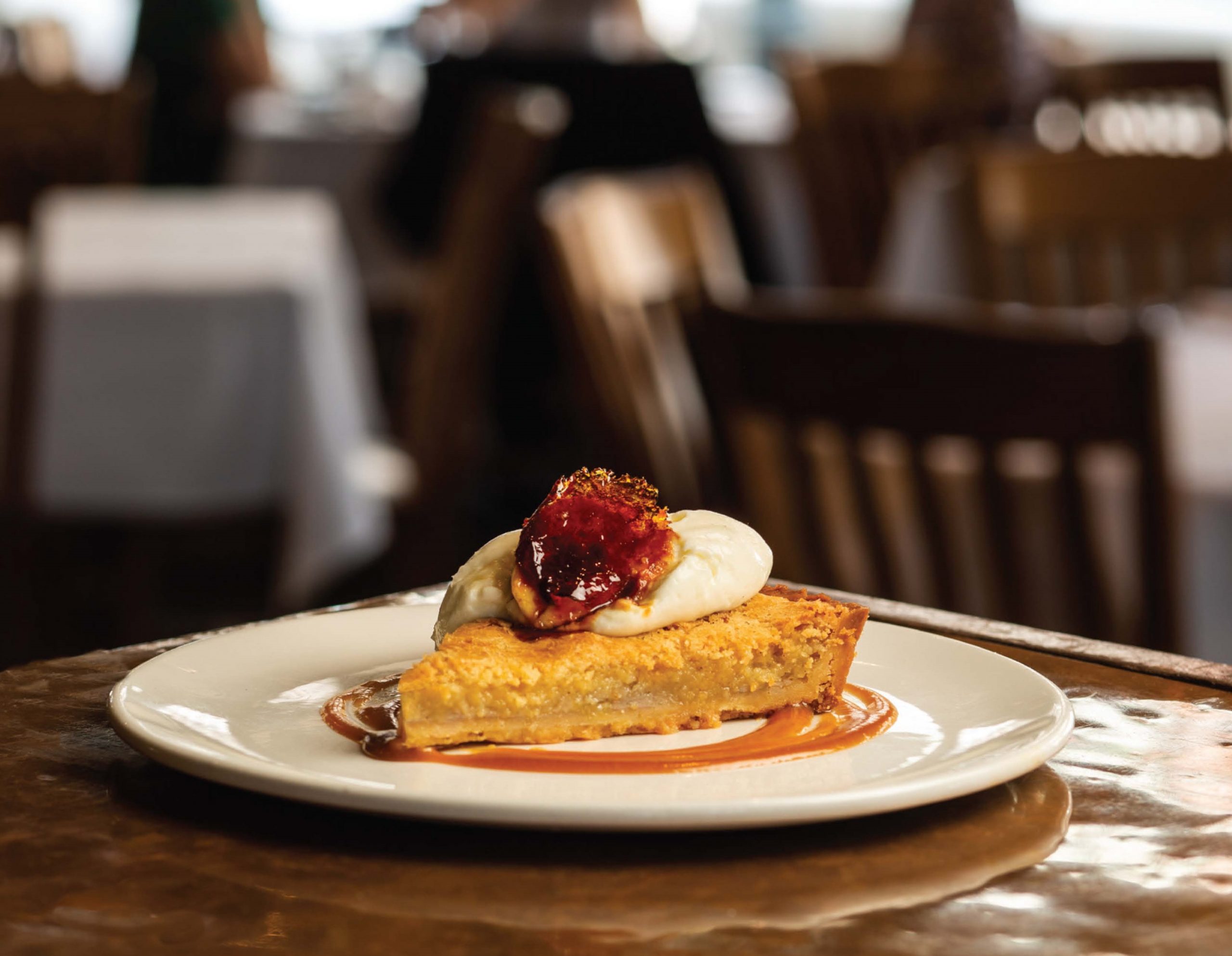 Simplicity, Quality and Community Herbsaint's Brown Butter Tart